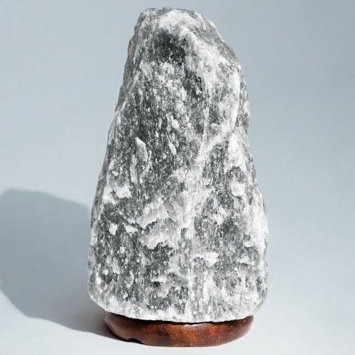 Grey Himalayan Natural Salt Lamp - 3-5kg - UK Plug
