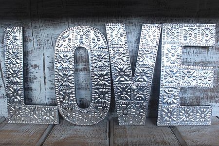 Arty Aluminum Letters