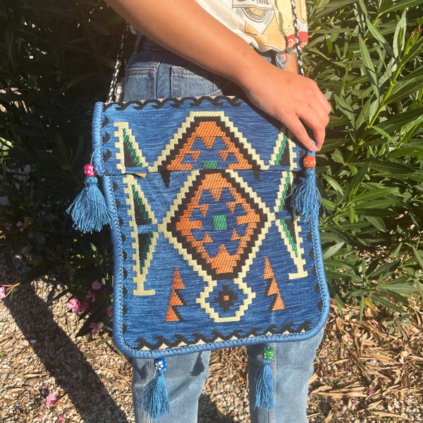 Genți de Festival Kilim Messenger En-gros