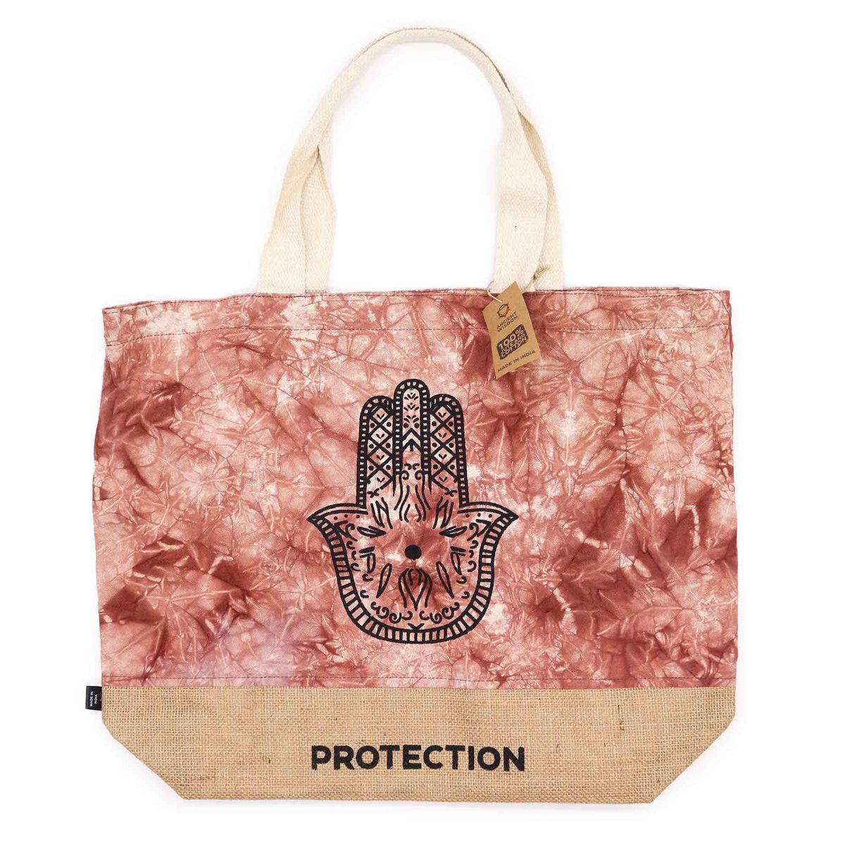 Bolsa All Natural - Terracota - Hamsa - Proteção