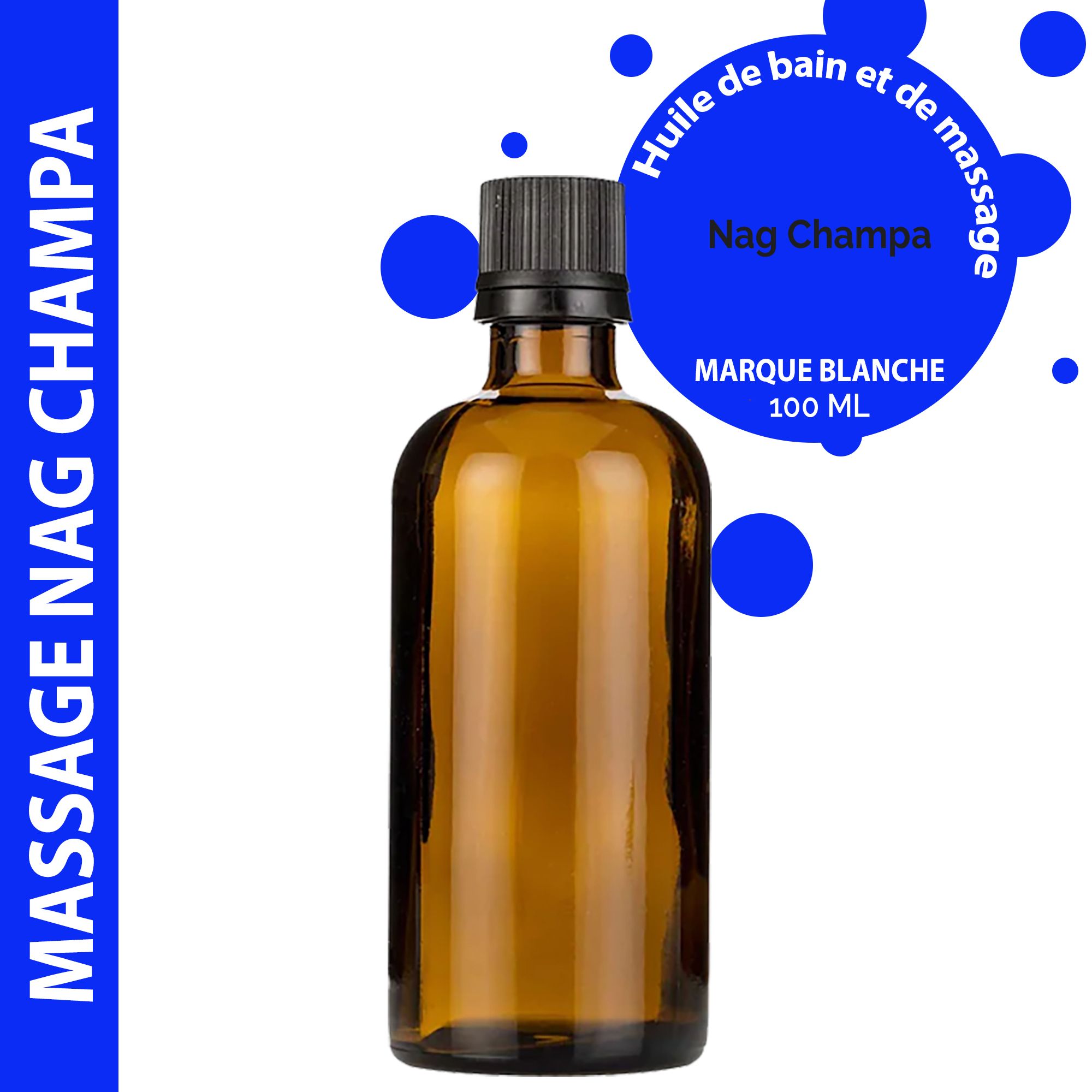 Nag Champa Ulje za Masažu - 100ml - Bez Etikete