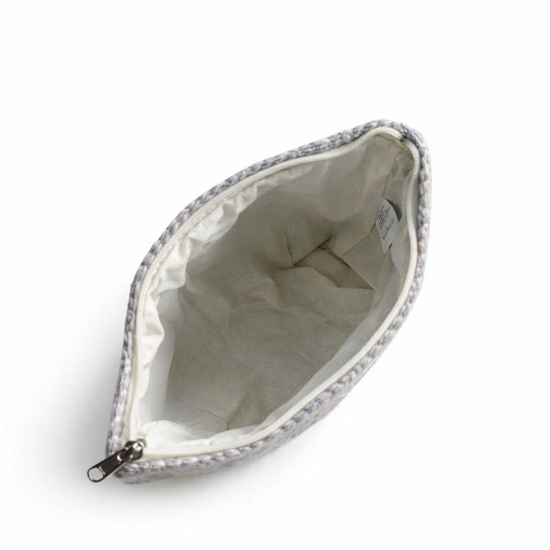 Nomad Sari Indian Jacquard Toiletry Bag - Moonlit Weave