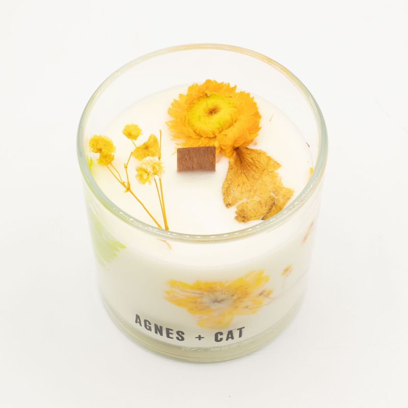 Agnes + Cat Extra Large  Crackle Soy Candle - Rydal Oudh