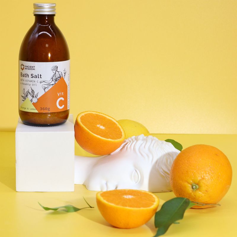 Sel de Bain à la Vitamine C - Se Sentir Comme Une Déesse Antique