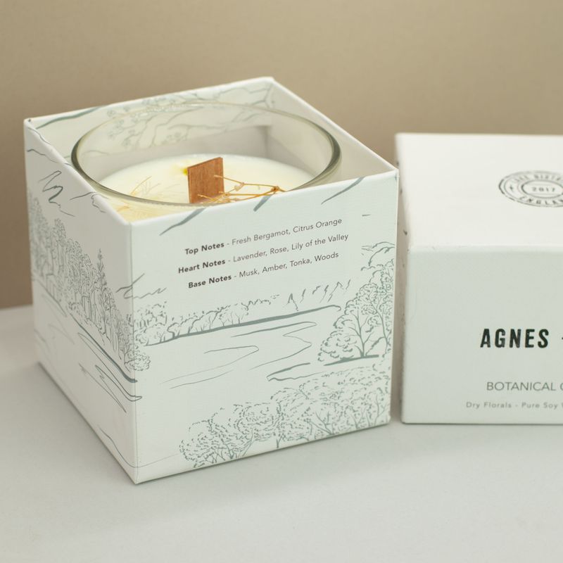 Agnes + Cat Extra Large  Crackle Soy Candle - Windermere