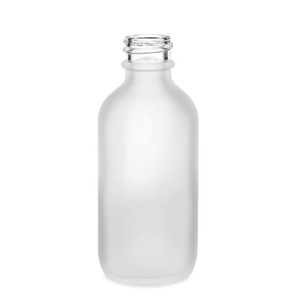 Mat Bijela Staklena Bočica - Bez Čepa 50ml