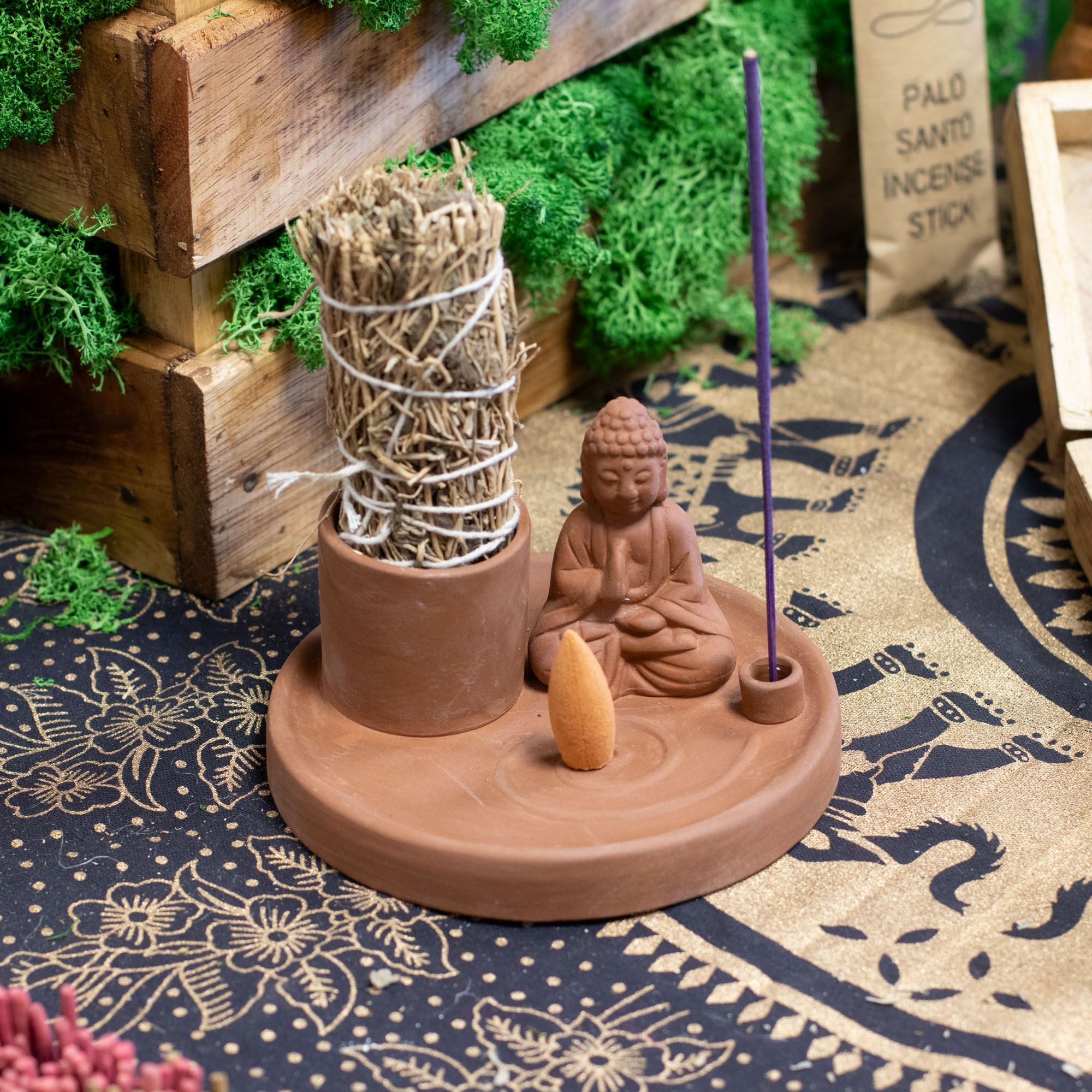 Boeddha Wierookplaten – Keramieken Collectie