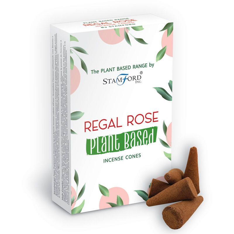 Conos de incenso à base de plantas - Rosa real