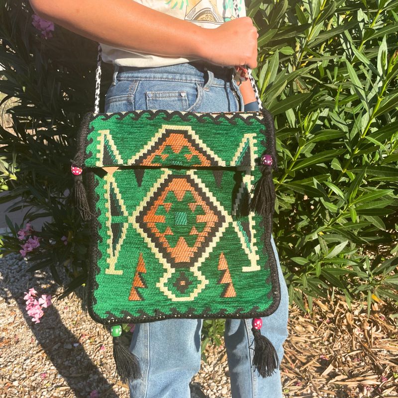 Sac Kilim - Vert