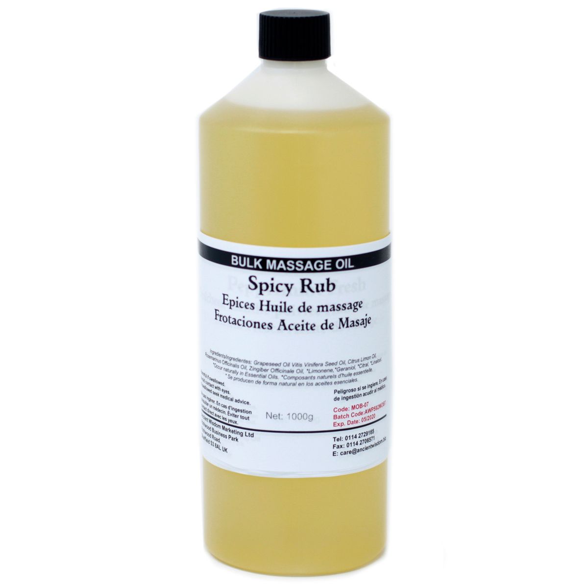 Óleo de Massagem 1 kg - Fricções