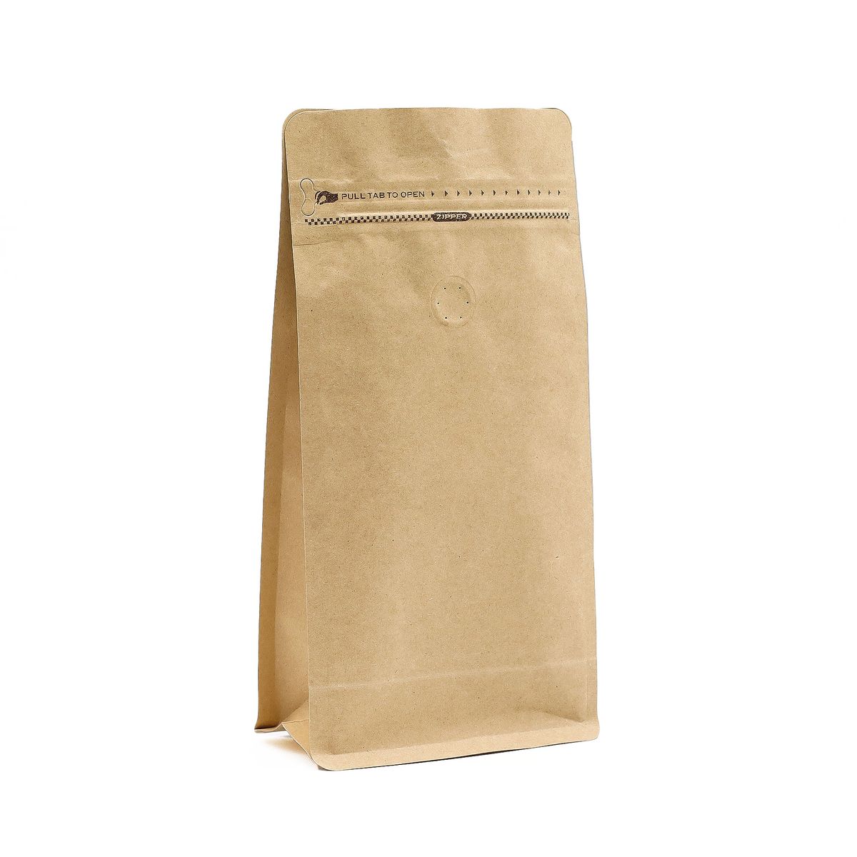 Saco de café médio com janela - 13,5x26,5 cm (500 g)