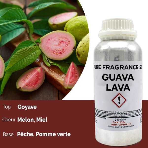 Huile de Parfum Pure Lave de Goyave - 500ml