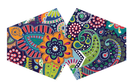 Reusable fashion face mask - Funky Swirls Adult UK
