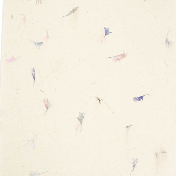 A4 - Papel Lokta para manualidades (paquete de 20 hojas) - azul aciano