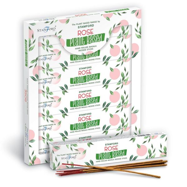 Pack de 6 Bâtonnets d'Encens Masala Végétal - Rose
