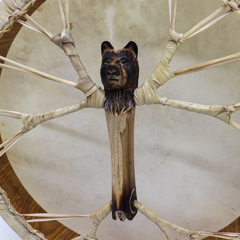 Spirit of the Bear - Shaman Drum & Stick - Tunable - 40cm