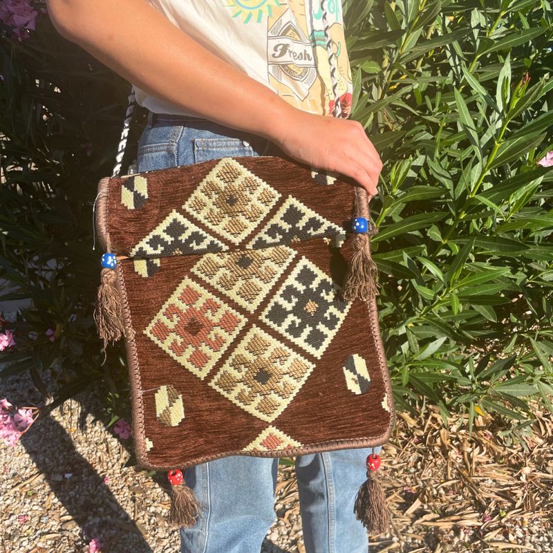 Sac Kilim - Chocolat
