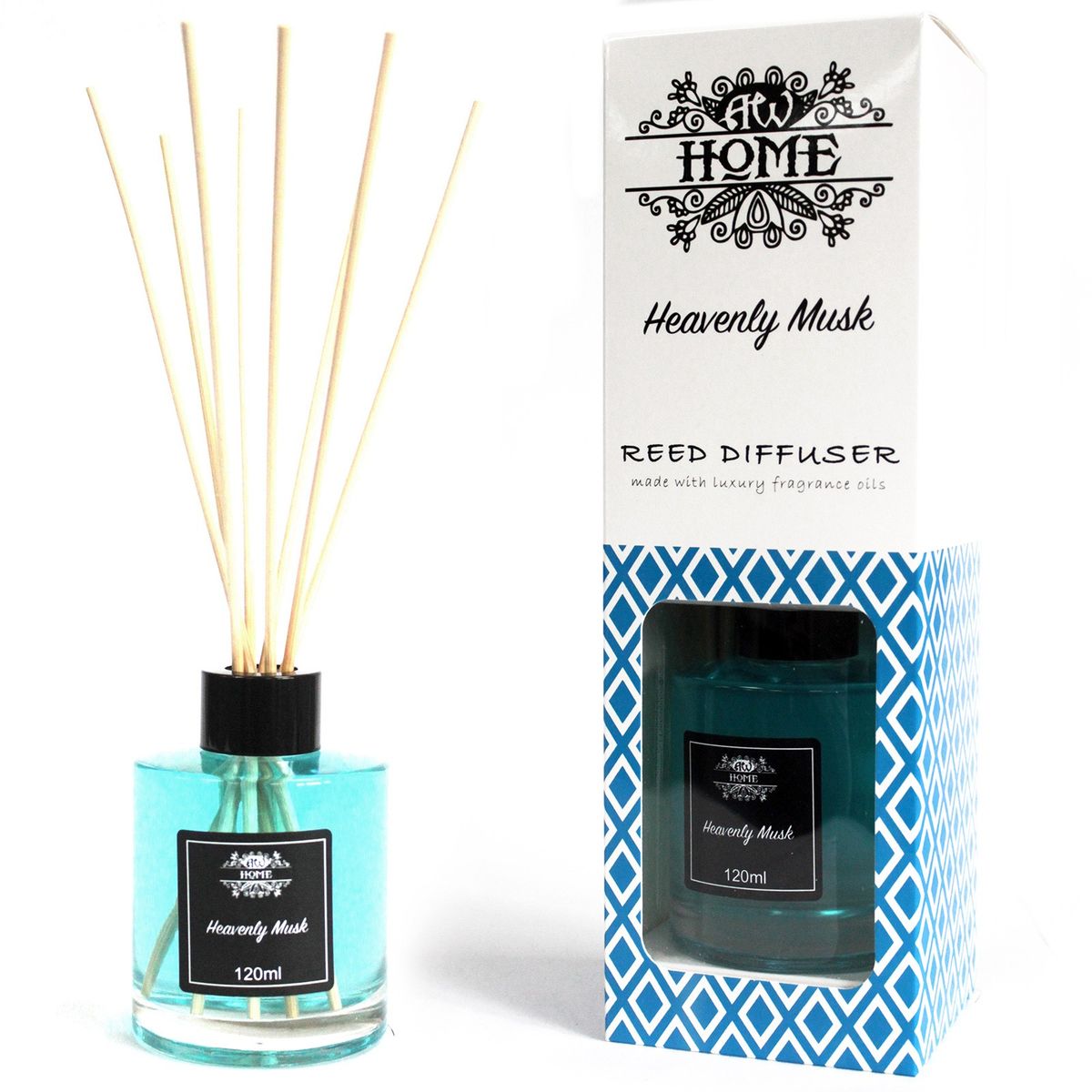 Difusor aromático 120 ml - almíscar celestial