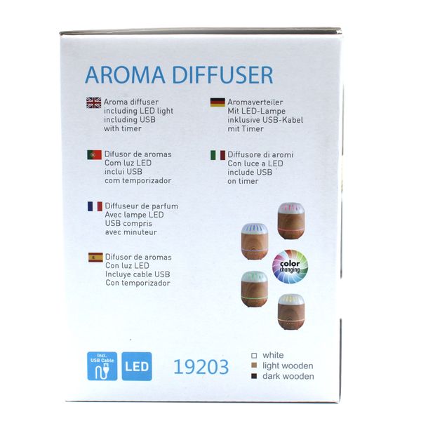 Diffuseur d'ambiance Palermo - USB - Changement de couleur - Minuteur
