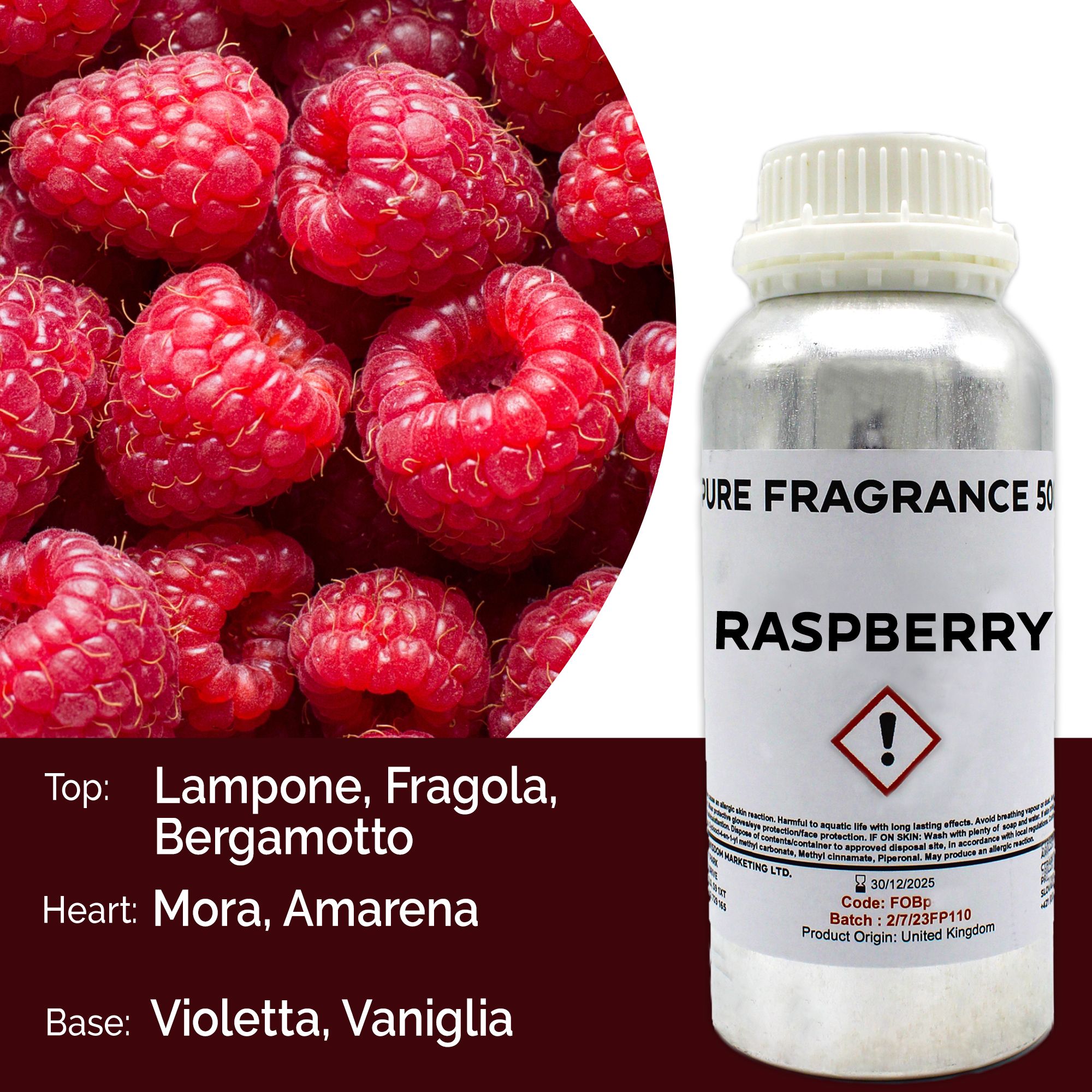Fragranza Pura 500g - Lampone