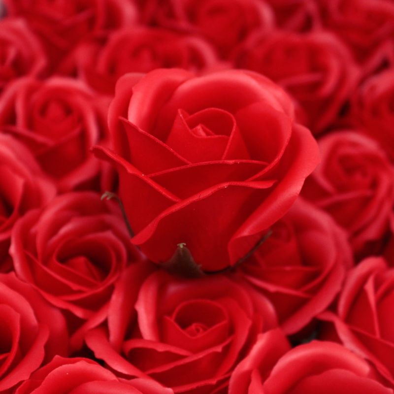 Roses de Savon  pour Bouquet- Medium/Rouges