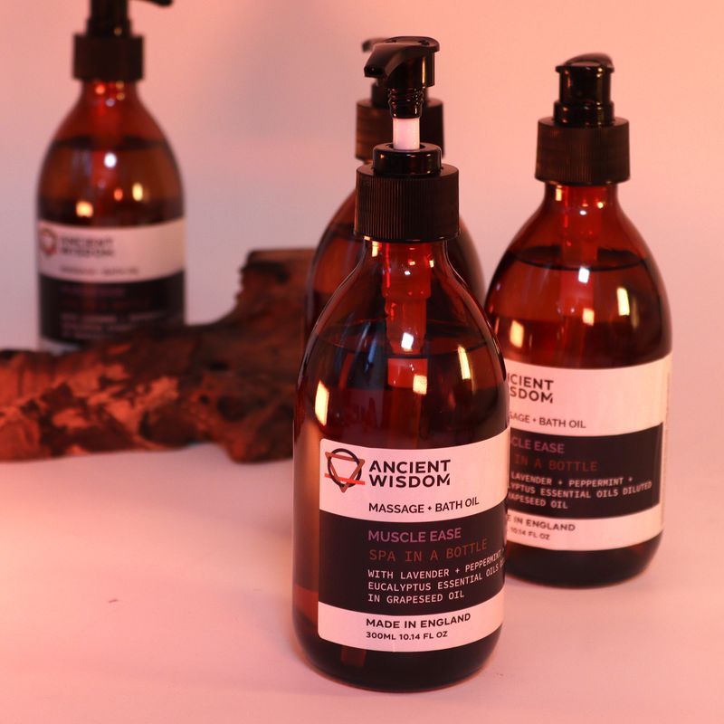 Huile de Massage et Bain Aromathérapie - Détente des Muscles