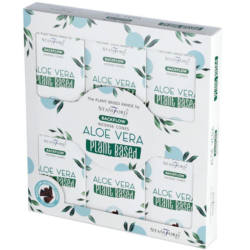 Cônes d'Encens Percés à Base de Plantes - Aloe Vera