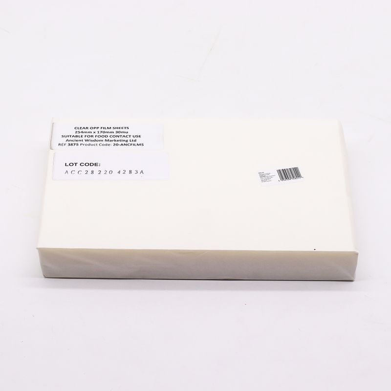 Film en Plastique Pour Savon (800/1000 env.) 254x170mm