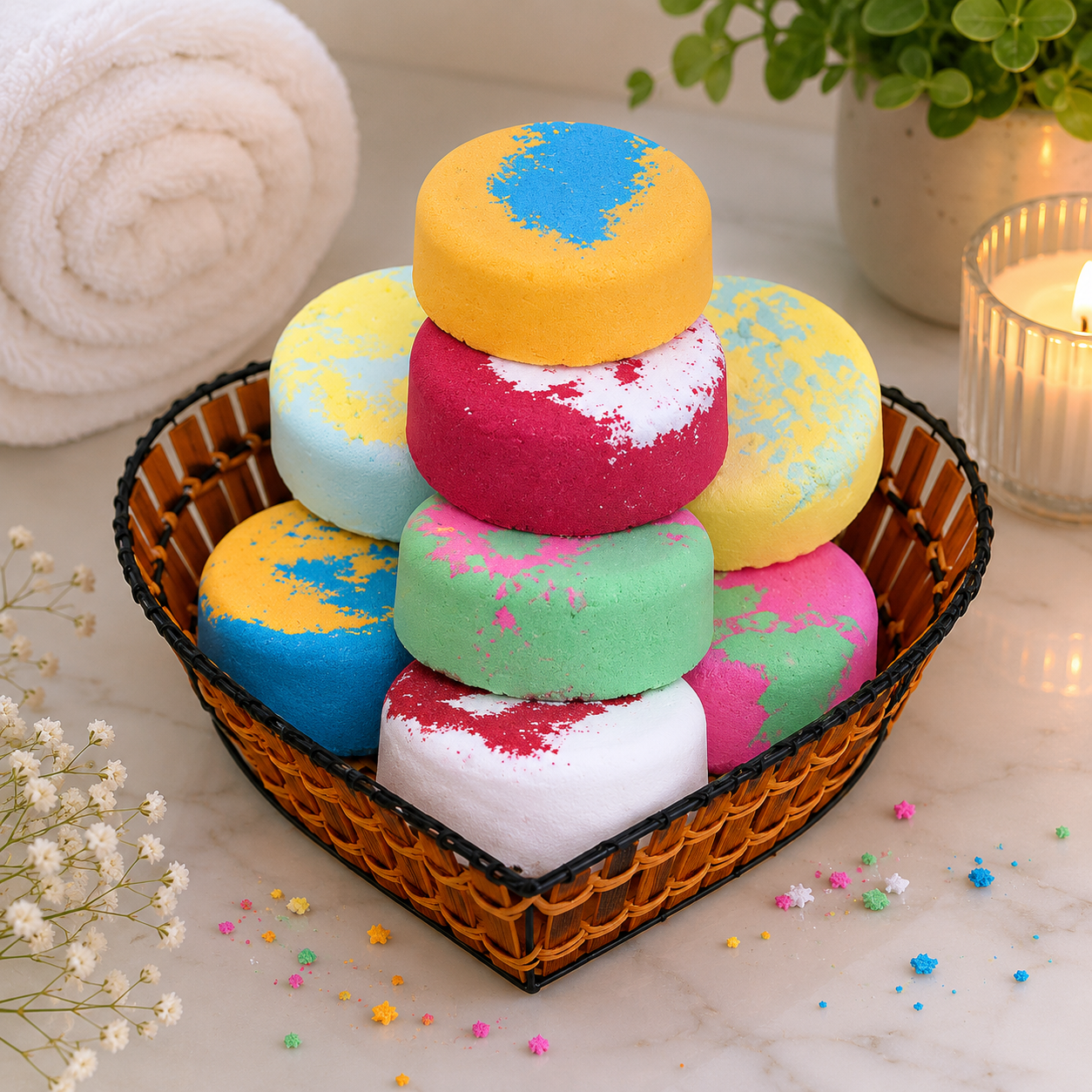 Floral Fizz шипучки-бомбочки для ванни