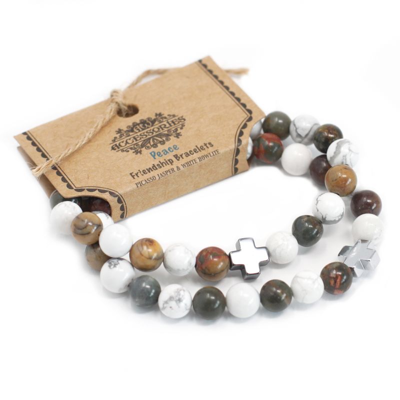 Starter Pack of 40 sets of 2 Gemstones Frendship Bracelets