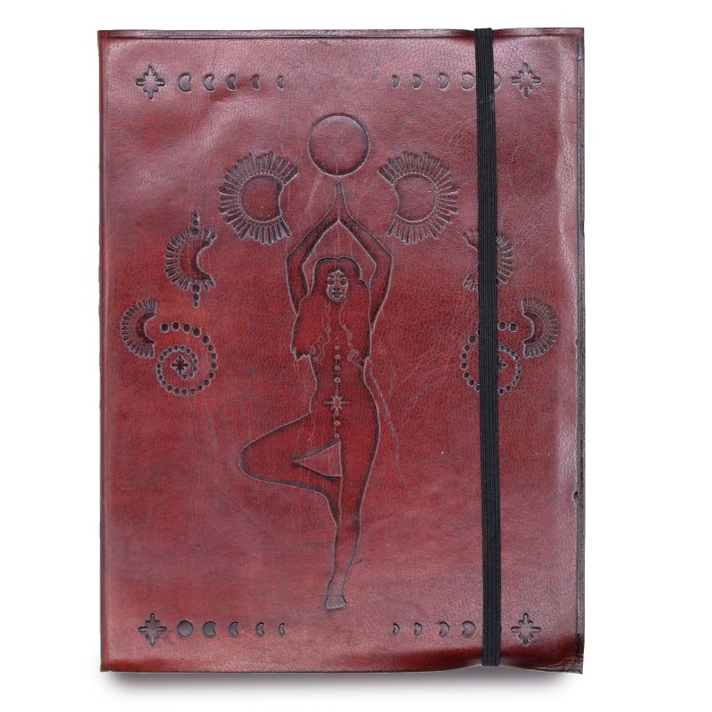 Carnet moyen avec bandoulière - Cosmic Goddess
