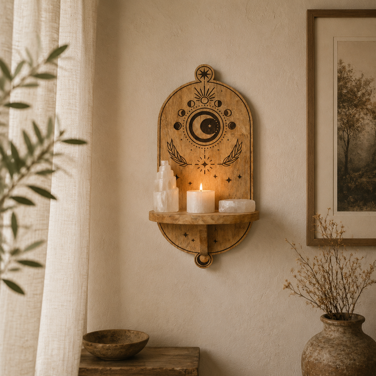 Mango Wood Wall Plaques