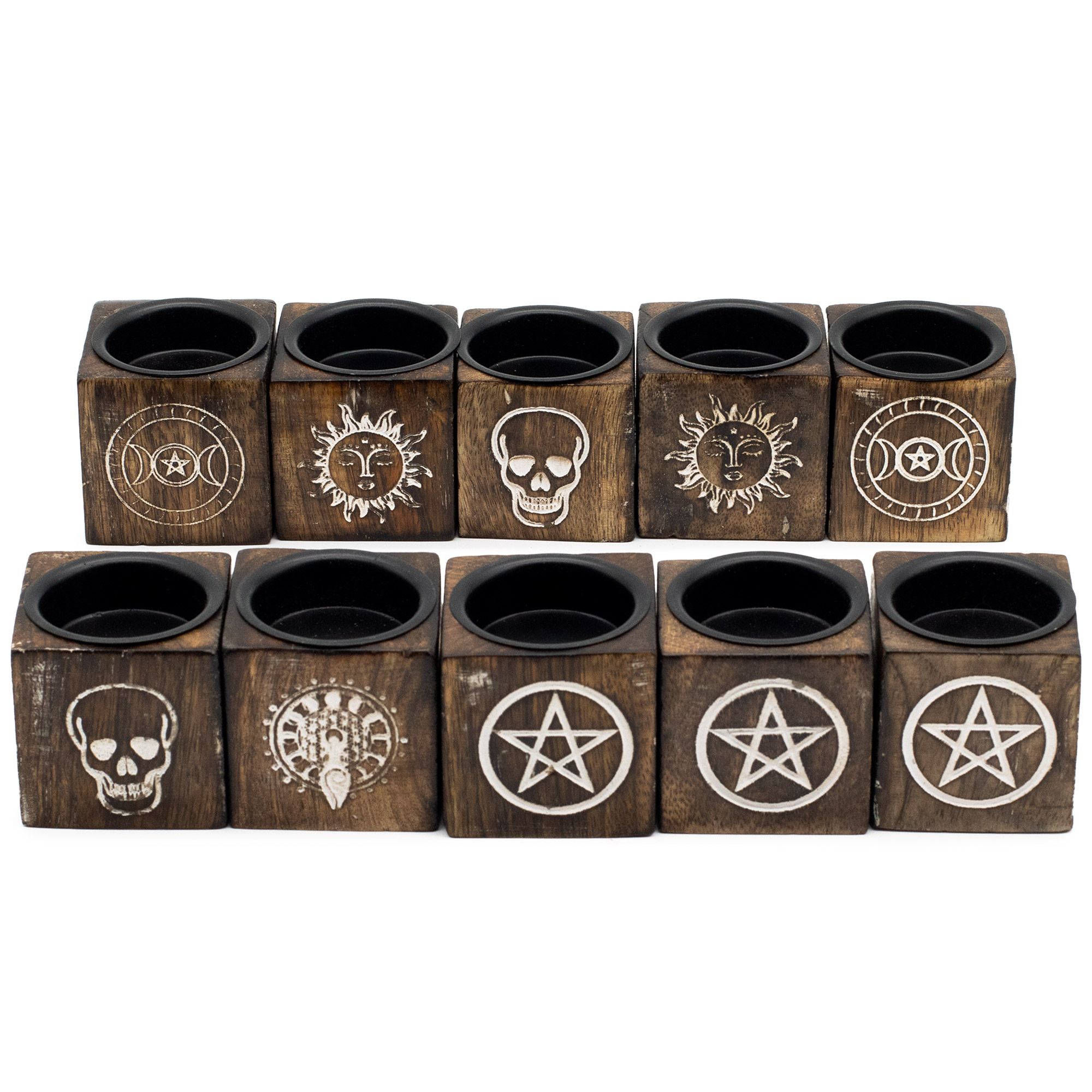 Suportes Multifuncionais em Forma de Cubo - 5x5x5 cm - Seleção de Bruxaria