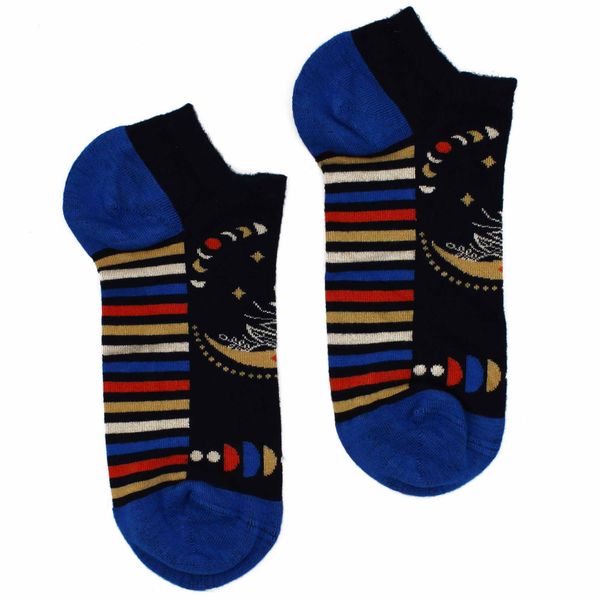 M/L Hop Hare Bamboo Socks Low (41-46) - Lunar Phases