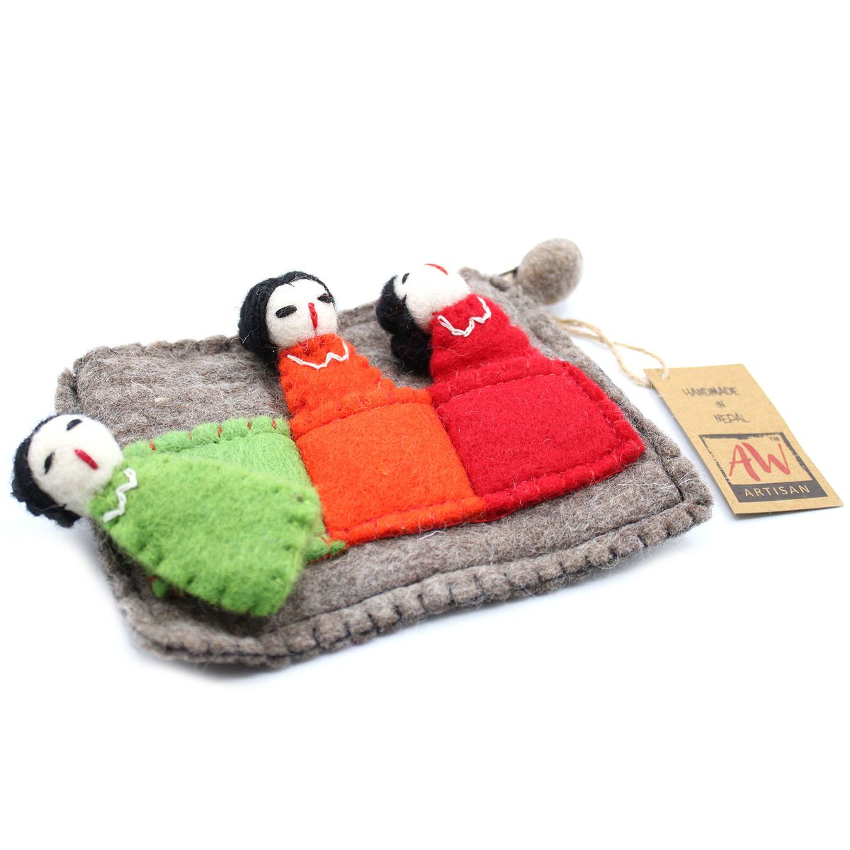 Saco com marionetas de dedo - Amigos