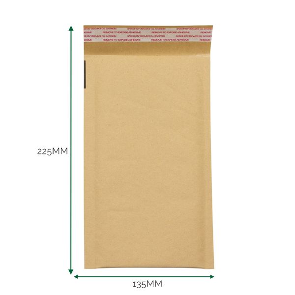 Sobre kraft acolchado con burbuja (135x225+40mm)