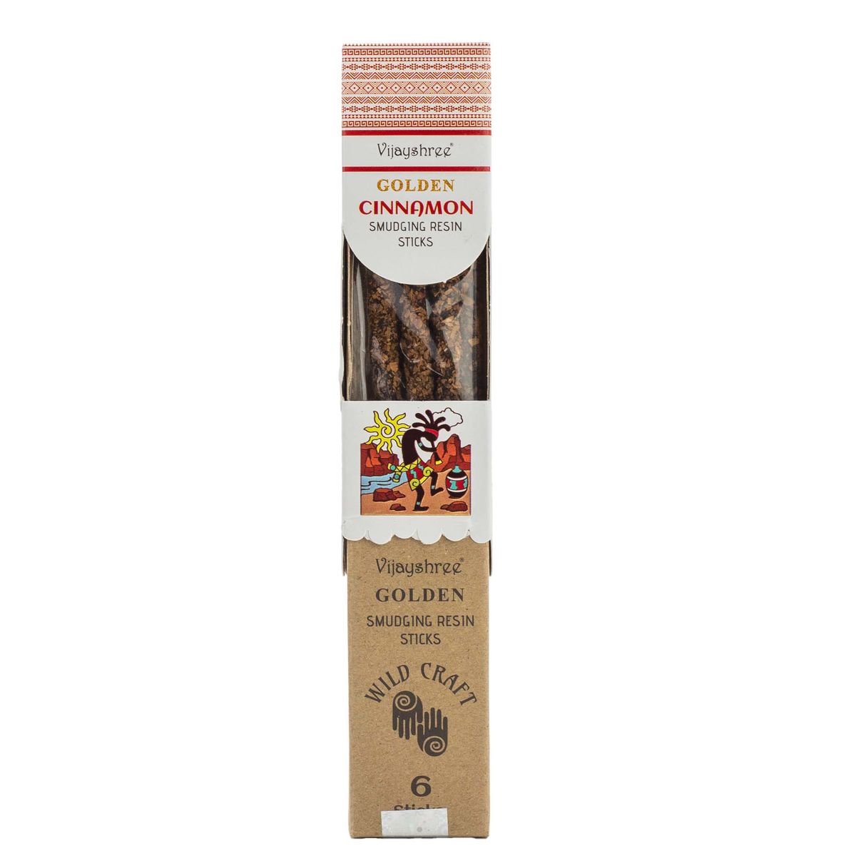 Bastões de resina para incenso com canela dourada - 30 g