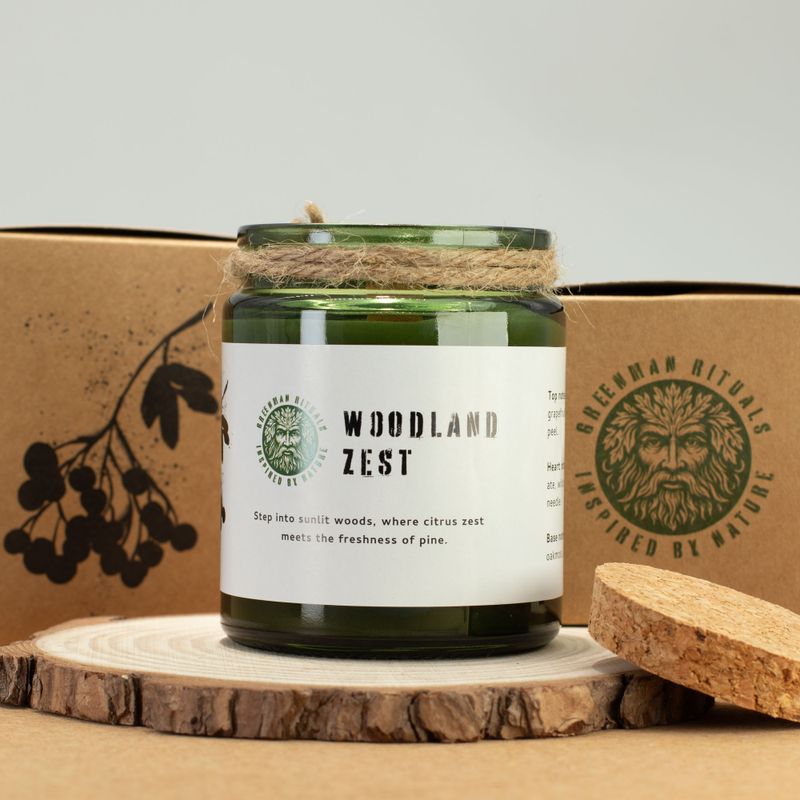Woodwick Soy Candle - Woodland Zest