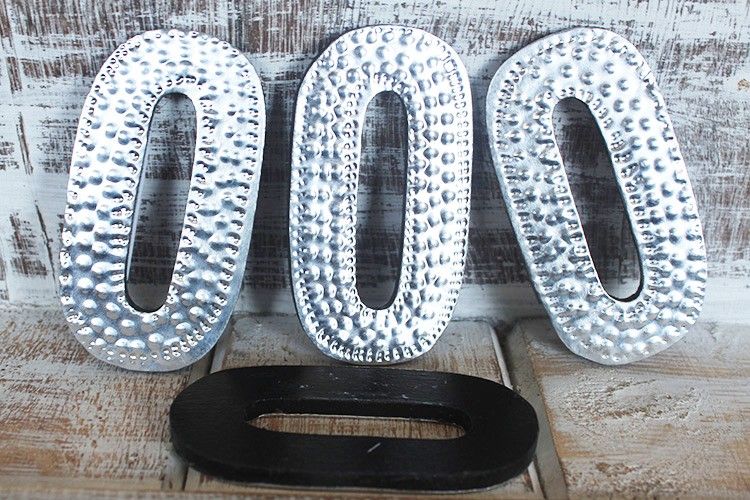 Petites Lettres en Aluminium - O