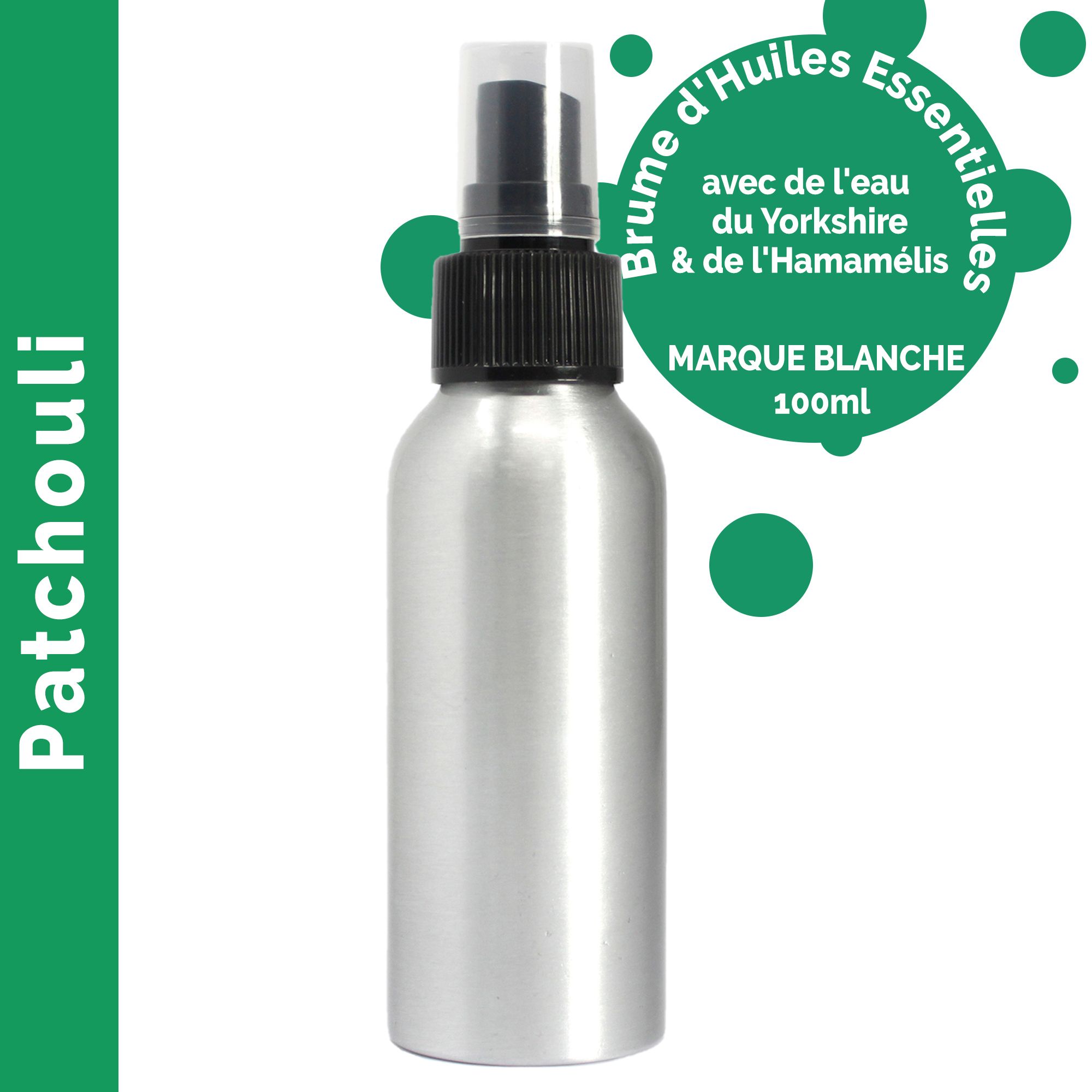 100ml Sprej s Eteričnim Uljem Pačuli - Bez Etikete