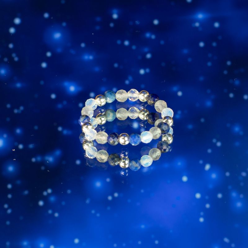 Ring Sets Nymph Spirit Gemstone - Northern Lights