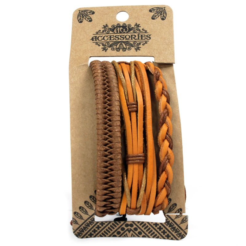 Set de Bracelet pour Homme - Bronzés (assortis)