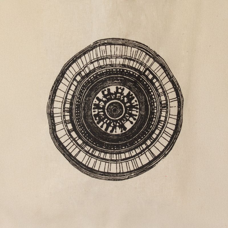 Iconic Mini Gift Tote Bag - Urban Mandala (4 assorted colours) - (25x20cm) - Natural 4oz