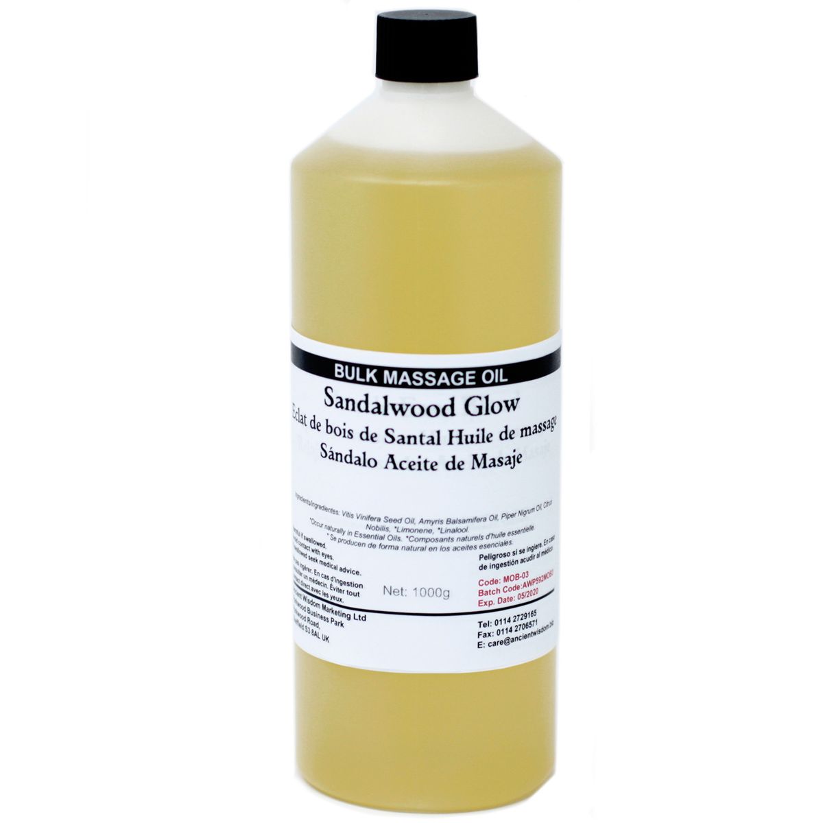 Óleo de Massagem 1 kg - Pele Radiante