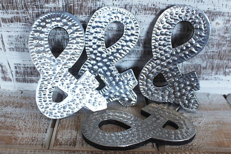 Petites Lettres en Aluminium- &