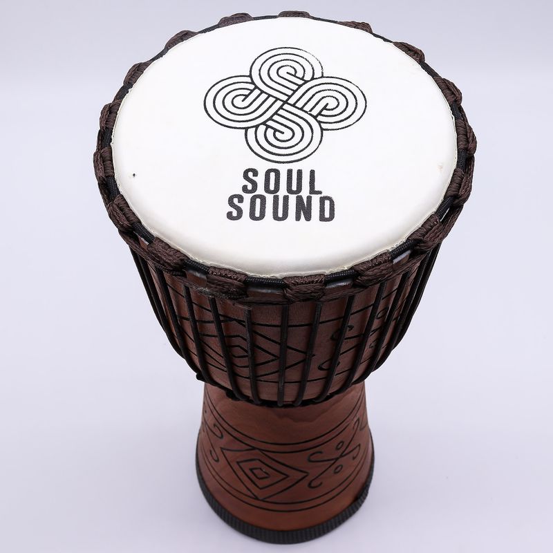 Large Pro Djembe Drum - Soul Sound (low) - 50cm (22cm Diameter)