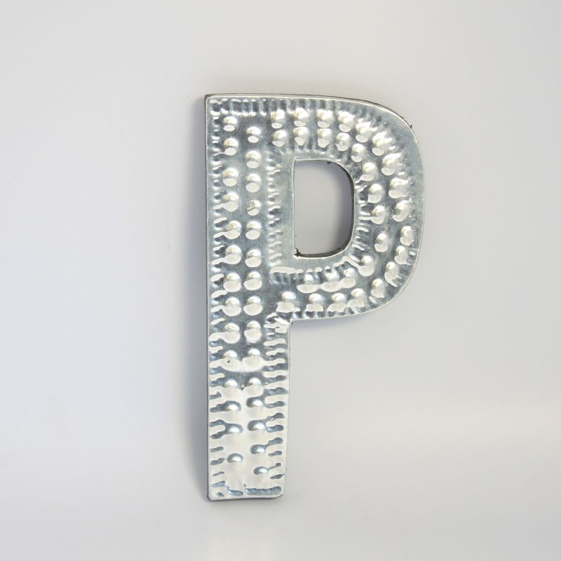 Petites Lettres en Aluminium - P