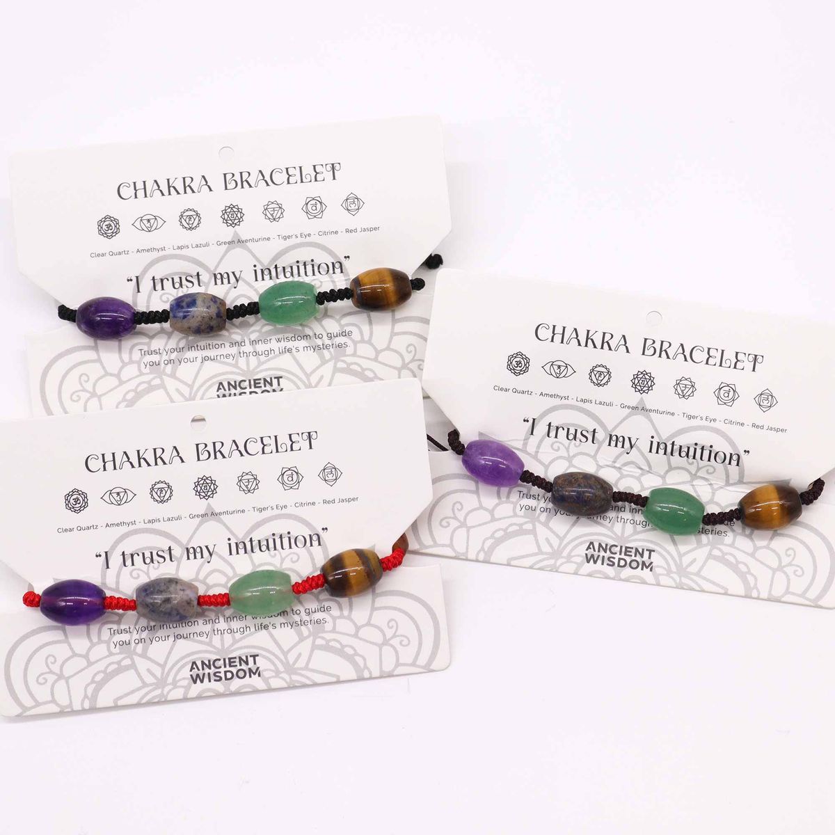 Pulseiras de chakras - Pérolas