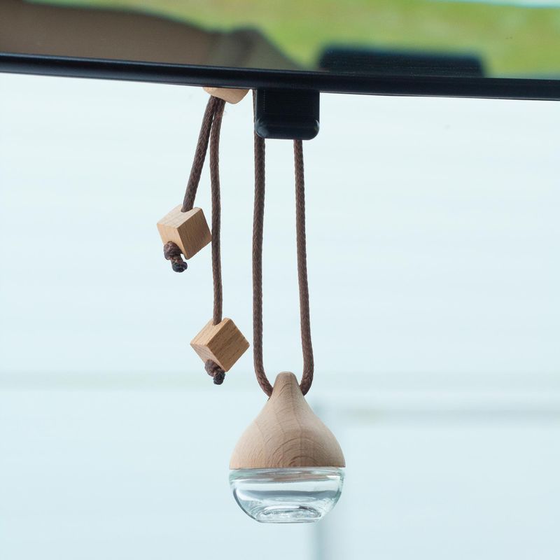 Clear - Car Diffuser Hanging Bottles - 8ml - (3 assorted designs x 4)