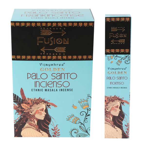 Varas de Palo Santo Dourado e Frankincense 15g